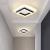 Lustra LED MODERNA 29W, Lungime 20 cm, Patrata, lumina Rece/Calda/Neutra, Negru ModernLight Concept
