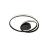 Lustra LED cu telecomanda VECTOR ARCADIA 67W, lumina Rece/Calda/Neutra, Dimabila, Negru ModernLight Concept