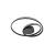 Lustra LED cu telecomanda VECTOR ARCADIA 67W, lumina Rece/Calda/Neutra, Dimabila, Negru ModernLight Concept