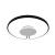 Lustra LED ADARA 90W, Rotunda, lumina Neutra, 4000K, Negru ModernLight Concept