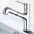 Baterie cu Dus Extractibil, Alama Sanitara, Crom, WZY108/B ModernLight Concept
