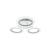 Lustra LED MARA 24W, 3 Cercuri, lumina Neutra, Alb ModernLight Concept