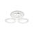 Lustra LED MARA 24W, 3 Cercuri, lumina Neutra, Alb ModernLight Concept