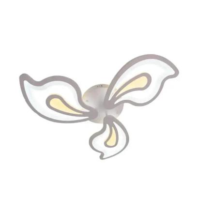Lustra LED cu telecomanda GLORIOSA 68W, 3 Petale, lumina Rece/Calda/Neutra, Dimabila, Alb ModernLight Concept