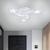 Lustra LED cu telecomanda IPOMOEA 48W, 3 Stele, lumina Rece/Calda/Neutra, Dimabila, Alb ModernLight Concept