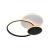 Lustra LED cu telecomanda KILLIAN 81W, 3 Cercuri, lumina Rece/Calda/Neutra, Dimabila, Negru Alb ModernLight Concept