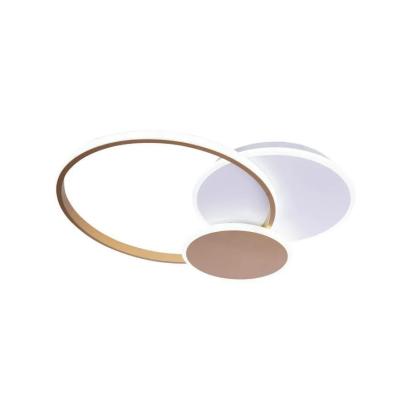 Lustra LED cu telecomanda KILLIAN 120W, 3 Cercuri, lumina Rece/Calda/Neutra, Dimabila, Auriu Alb ModernLight Concept