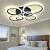 Lustra LED cu telecomanda BETTY 82W, 6 Cercuri, lumina Rece/Calda/Neutra, Dimabila, Negru ModernLight Concept