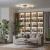 Lustra LED cu telecomanda BETTY 82W, 6 Cercuri, lumina Rece/Calda/Neutra, Dimabila, Negru ModernLight Concept