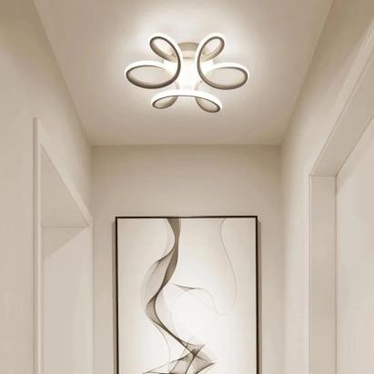 Lustra LED PANZEA 36W, lumina Rece/Calda/Neutra, Alb ModernLight Concept