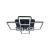 Lustra LED cu telecomanda ELLA 124W, 6 Patrate, lumina Rece/Calda/Neutra, Dimabila, Negru ModernLight Concept