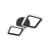 Lustra LED PULSARIS 22W, 2 Patrate, lumina Rece/Calda/Neutra, Negru ModernLight Concept