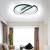 Lustra LED cu telecomanda VECTOR ARCUS 35W, 2 Elemente, lumina Rece/Calda/Neutra, Dimabila, Negru ModernLight Concept