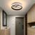 Lustra LED VICTORIA 16W, Rotunda, lumina Rece/Calda/Neutra, Negru Alb ModernLight Concept