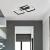 Lustra LED VERTEX 11W, 2 Patrate, Liniara, lumina Rece/Calda/Neutra, Neagra ModernLight Concept