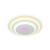 Lustra LED NIVARA 3D 20W, Diametru 30cm, lumina Rece/Calda/Neutra, Alb ModernLight Concept