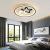 Lustra LED cu telecomanda EMELIANA 57W, Stea, lumina Rece/Calda/Neutra, Dimabila, Negru ModernLight Concept