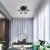 Lustra LED VERTEX HELIX, 15W, lumina Rece/Calda/Neutra, Negru ModernLight Concept