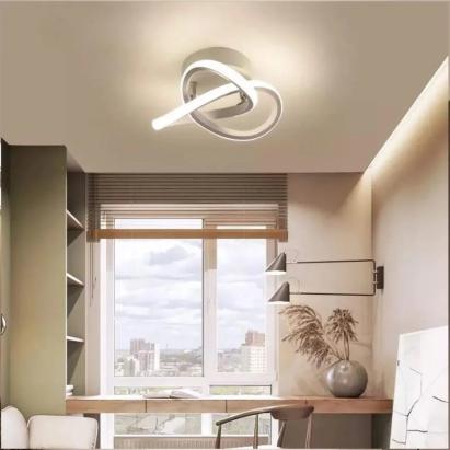 Lustra LED VERTEX Flow 24W, Diametru 25cm, lumina Rece/Calda/Neutra, Alb ModernLight Concept