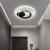 Lustra LED cu cristal ARIELLA 30W, Rotunda, lumina Rece/Calda/Neutra, Negru ModernLight Concept