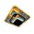 Lustra LED cu cristal ARIELLA 40W, Patrata, lumina Rece/Calda/Neutra, Negru ModernLight Concept