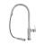 Baterie Bucatarie cu Dus Extractibil Alama Sanitara Argintiu CF/1035/C1 ModernLight Concept