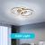Lustra LED cu telecomanda DARIO 55W, 2 Cercuri, lumina Rece/Calda/Neutra, Dimabila, Auriu ModernLight Concept