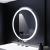 Oglinda LED Rotunda, 70cm, Celeste MotionGlow Marcello, Sistem Dezaburire, Ceas & Termometru, Dimabila ModernLight Concept