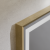 Oglinda LED Rectangulara, 60x80cm, Verite Royale Gold MotionGlow Marcello, Sistem Dezaburire, Ceas & Termometru, Dimabila ModernLight Concept