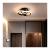 Lustra LED VERTEX CIRCULA 24W, 2 Cercuri, lumina Rece/Calda/Neutra, Negru ModernLight Concept