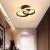 Lustra LED VERTEX CIRCULA 24W, 2 Cercuri, lumina Rece/Calda/Neutra, Negru ModernLight Concept