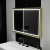 Oglinda LED Rectangulara, 120x80cm, Verite Royale Gold MotionGlow Marcello, Sistem Dezaburire, Ceas & Termometru, Dimabila ModernLight Concept
