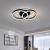 Lustra LED cu telecomanda RIGA LILITH 55W, 2 Cercuri, lumina Rece/Calda/Neutra, Dimabila, Negru ModernLight Concept