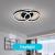 Lustra LED cu telecomanda RIGA LILITH 55W, 2 Cercuri, lumina Rece/Calda/Neutra, Dimabila, Negru ModernLight Concept