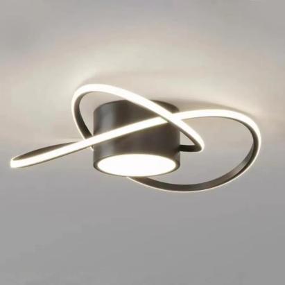 Lustra LED MIMA 30W, lumina Rece/Calda/Neutra, Negru ModernLight Concept