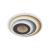 Lustra LED NEXA ROTUND 3D 38W, lumina Rece/Calda/Neutra, Alb ModernLight Concept