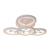 Lustra LED cu telecomanda si cristal DAISY 49W, 4 Elemente, lumina Rece/Calda/Neutra, Dimabila, Alb ModernLight Concept