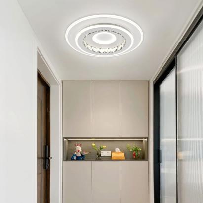 Lustra LED DOLIANA 70W, Diametru 40cm, lumina Rece/Calda/Neutra, Alb ModernLight Concept
