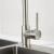Baterie Bucatarie cu Dus Extractibil, Inox si Alama Crom, YD/101 ModernLight Concept