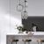 Pendul Luna, 3*E27, Negru, Metal, 8932/3 ModernLight Concept