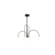 Lustra cu Abajur, Torino, 4xE14, Negru, Metal ModernLight Concept