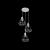Lustra Forma Diamant, STRUKTUR, 3xE27, Alb, Metal ModernLight Concept