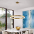 Lustra LED suspendata ANINA 33W, 1 Cerc, lumina Rece/Calda/Neutra, Dimabila, Auriu Lucios Alb, Inaltime Reglabila ModernLight Concept