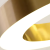 Lustra LED suspendata ANINA 33W, 1 Cerc, lumina Rece/Calda/Neutra, Dimabila, Auriu Lucios Alb, Inaltime Reglabila ModernLight Concept