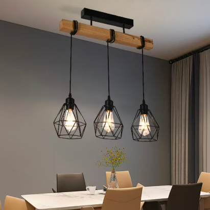 Lustra Marcellus, 3x E27, Maro Negru ModernLight Concept