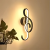 Aplica LED Cheia Sol 11W Lumina Rece/Calda/Neutra Metal Negru ModernLight Concept
