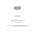 Lustra LED suspendata cu telecomanda SERENA 84W, 3 Cercuri, lumina Rece/Calda/Neutra, Dimabila, Alb, Inaltime Reglabila ModernLight Concept