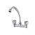 Baterie Stativa cu Pipa Rotativa, Compozit Metal, Crom, SR001 ModernLight Concept