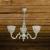 Lustra VINTAGE, tip Pendul cu brate, COTTAGE, Circulara, 3xE27, Sticla si Metal, Alb ModernLight Concept
