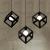 Lustra Forma Cub, STRUKTUR Linear Trio, 3x E27, Negru, Metal ModernLight Concept